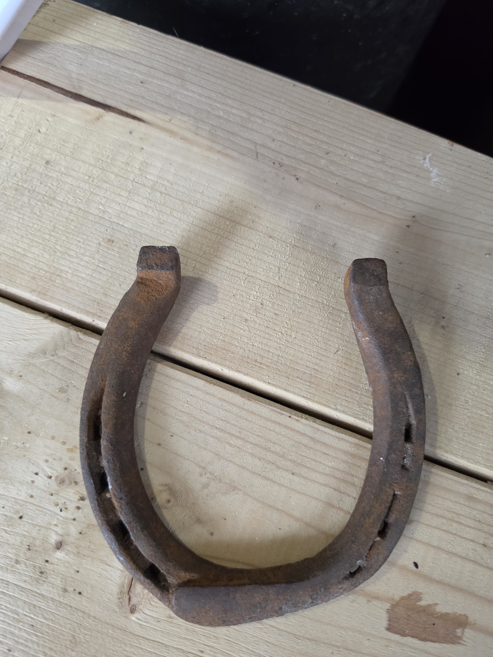 Cast Iron Horseshoe | Authentic Rust Finish Rustic Decor Lucky Horseshoe Craft